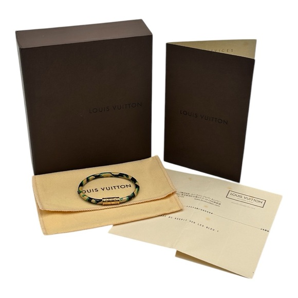 8 Louis Vuitton x Stephen Sprouse Keep It Bracelet Limited Edition - Picture 1 of 8